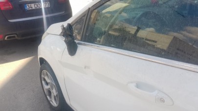 Şanlıurfa’da park halindeki araca saldırı