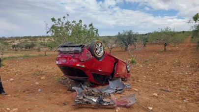 Gaziantep'te genç kız fıstık bahçesine uçtu