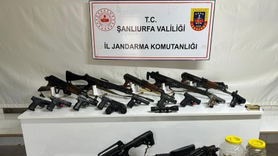 Şanlıurfa’da cephanelik gibi baskın!