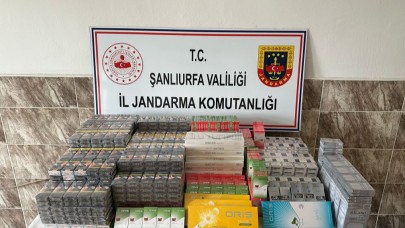 Şanlıurfa'da çok sayıda kaçak sigara ele geçirildi