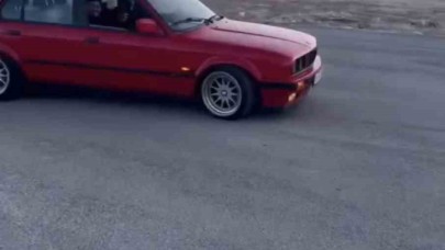 Drift yapan sürücüye ağır ceza