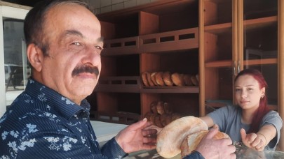 Ekmeği simitten ucuza sattı, vatandaşlar büyük ilgi gösterdi