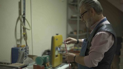 Tornacılığı bıraktı tespih ustası oldu