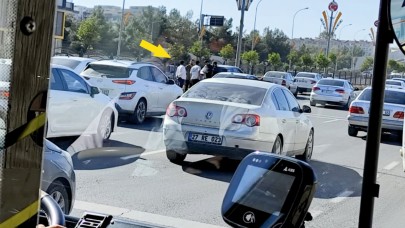 Şanlıurfa trafiğinde bitmek bilmeyen öfke!