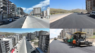 Şanlıurfa'da bir bulvarın daha asfalt işi tamam