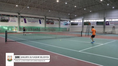 Şanlıurfa’da 23 Nisan Başkanlık Kupası Kort Tenisi Turnuvası Başladı