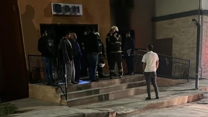 Binada çıkan yangın korku ve paniğe neden oldu