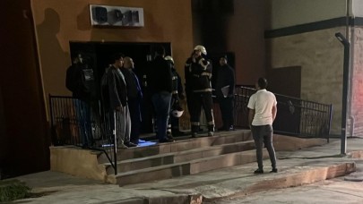 Binada çıkan yangın korku ve paniğe neden oldu