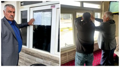 Akçakale'de Belediye işçileri eylemde