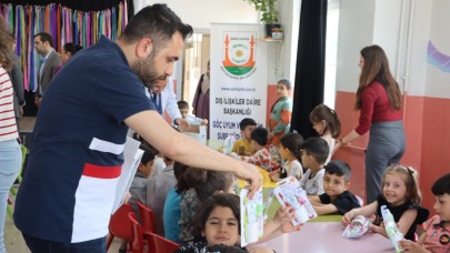 MİNİKLERE AĞIZ VE DİŞ BAKIMI BİLİNCİ KAZANDIRILDI