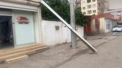 Şanlıurfa’da fırtına etkisi: Ağaçlar devrildi