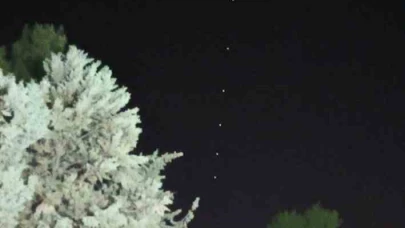 Adıyaman'da Starlink Uyduları gökyüzünde parladı