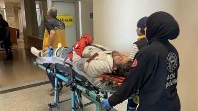 Adıyaman’da inşaat iskelesi çöktü, 2 işçi yaralandı