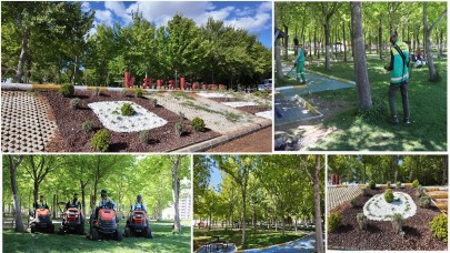 Şanlıurfa Parklarında Yaz Hazırlığı