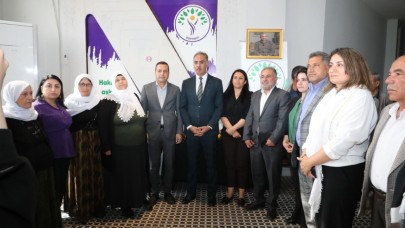 Başkan Kuş'tan  DEM Parti’ye Taziye Ziyareti