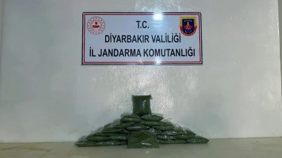 Diyarbakır Lice’de 77 Kilo Toz Esrar Operasyonu