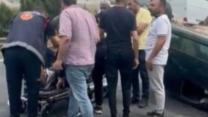 Tıra arkadan çarpan otomobil takla attı: 2 kişi yaralandı