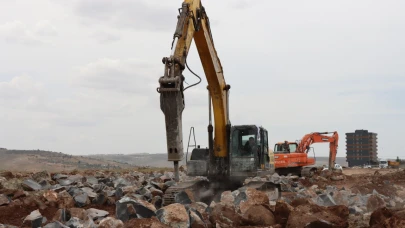 Şanlıurfa'da Yeni Cadde Çalışmaları Başladı