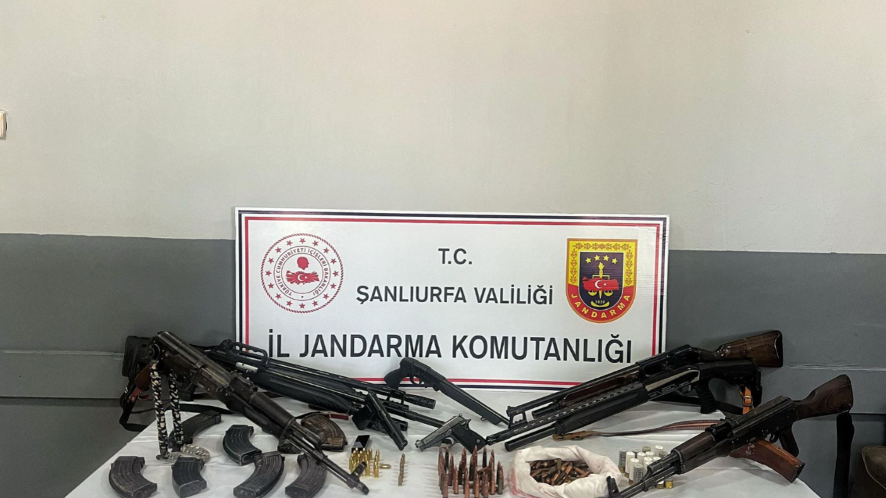 Şanlıurfa'da 6 adrese operasyon: Adeta cephanelik!