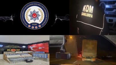 Şanlıurfa’da Kaçak Sigara Operasyonu