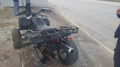 Gölbaşı’nda ATV devrildi: 2 yaralı