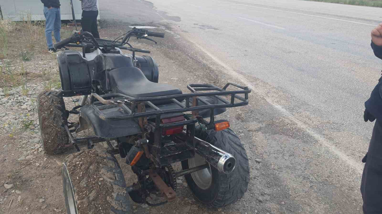 Gölbaşı’nda ATV devrildi: 2 yaralı