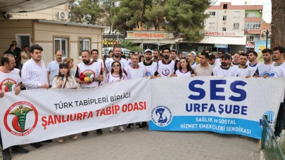 Şanlıurfa'da 'Şiddet'e tepki