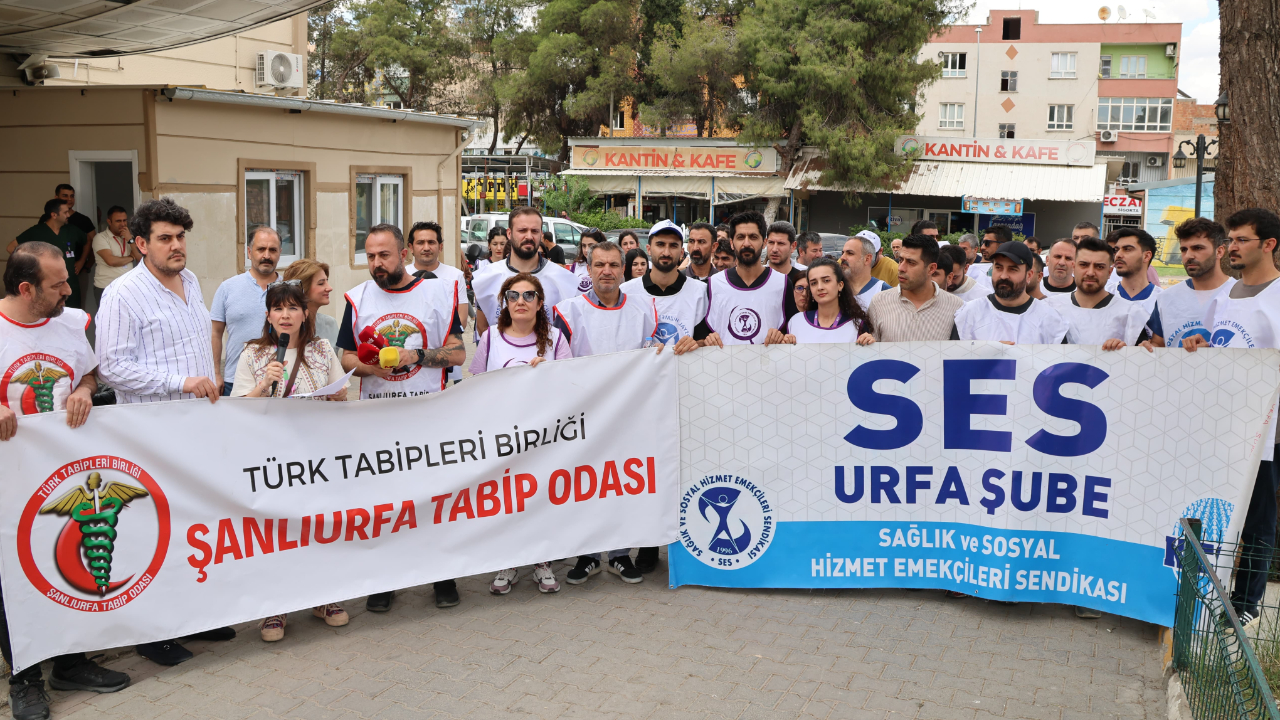 Şanlıurfa'da 'Şiddet'e tepki