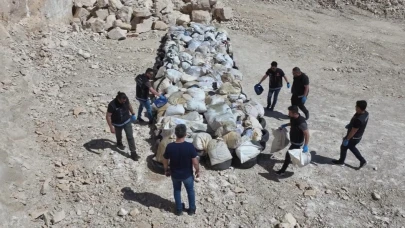 2 ton uyuşturucu madde imha edildi