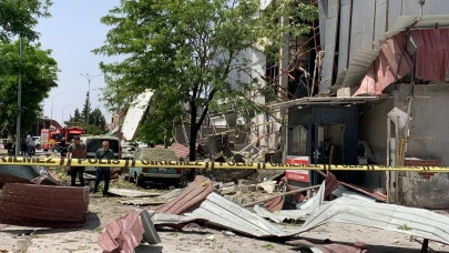 Gaziantep’te Fabrikada Patlama Şoku