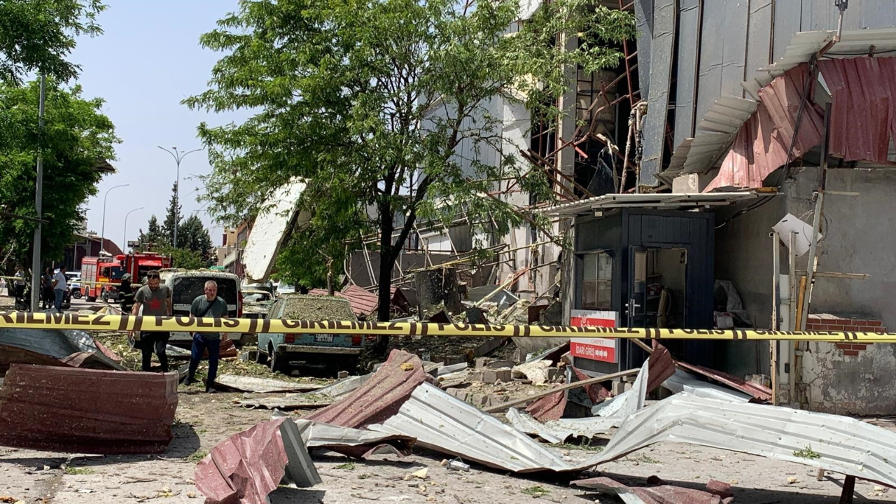 Gaziantep’te Fabrikada Patlama Şoku