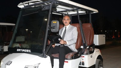 Eyyübiye Millet Bahçesi’nde Golf Araçları Hizmete Sunuldu