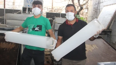 Günlük 100 Ton Buz Üretimiyle Şanlıurfa’da Sezon Açıldı