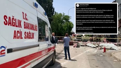 Gaziantep Valiliğinden patlama açıklaması
