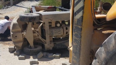 Mardin'de forklift altında kalan sürücü hayatını kaybetti