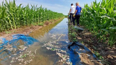 Tarla sulamaya gitti ölü olarak bulundu