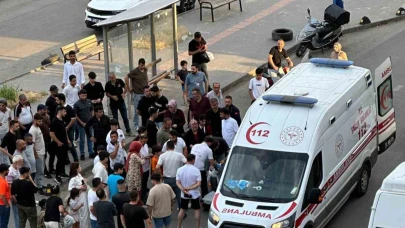 Yolun karşısına geçmeye çalışan kadına otomobil çarptı