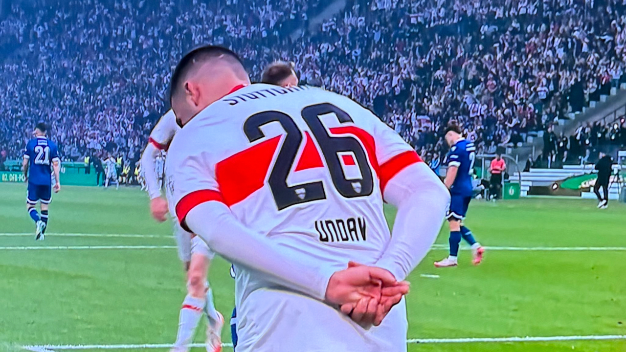 Böyle olur Urfalının Berlin'de gol sevinci
