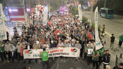 Gazze ve Mavi Marmara İçin Şanlıurfa’da Yürüyüş