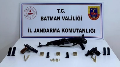 Uzun namlulu kaçak silah ile yakalanan şahıs tutuklandı