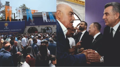 Ak Parti Şanlıurfa'da bayramlaşmaya yoğun ilgi