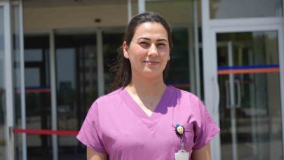 Görevli hemşire hastanenin acil servisindeki yangında verilen mücadeleyi anlattı