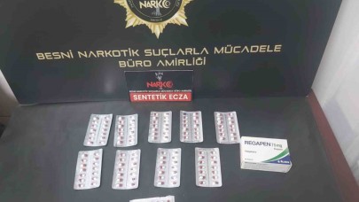 132 sentetik hap ele geçirildi