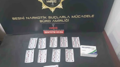 132 sentetik hap ele geçirildi