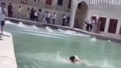 Balıklıgöl'de şaşkına çeviren görüntü