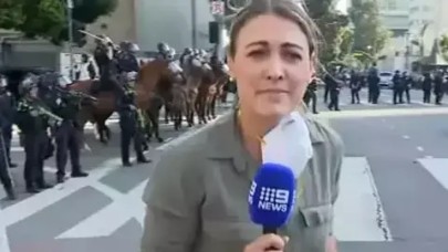 ABD polisinden muhabire plastik mermi