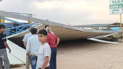 Şanlıurfa'da fırtına kabusu: Her şey bir anda oldu