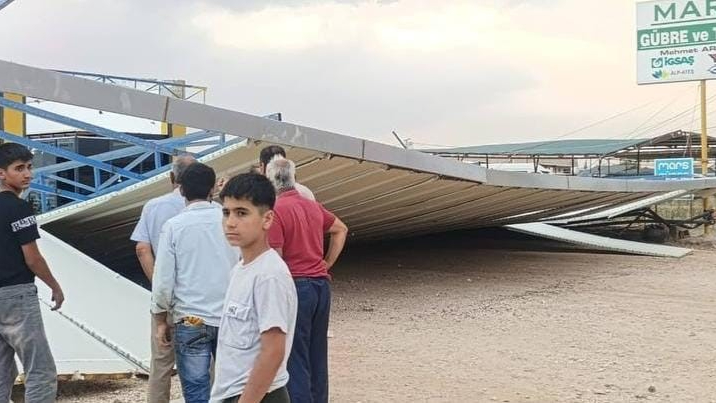 Şanlıurfa'da fırtına kabusu: Her şey bir anda oldu
