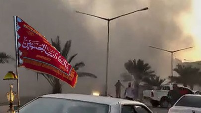 Tebriz’de Yoğun Dumanlar ve “Hüseyin’in İntikamı” Mesajı