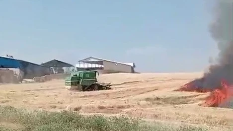 Ekili alanlar cayır cayır yandı